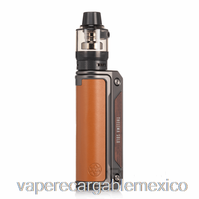 Vape Recargable Lost Vape Thelema Solo 100w Kit De Inicio Gunmetal / Marrón Ocre